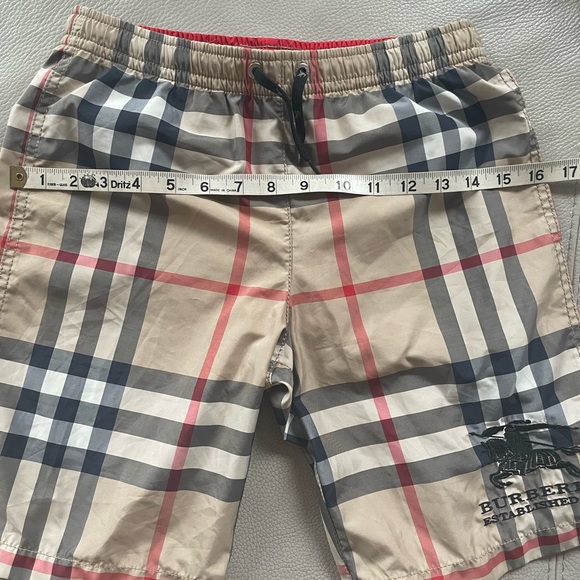 Burberry Swim Burberry Boys Swim Trunks In Excellent Condition